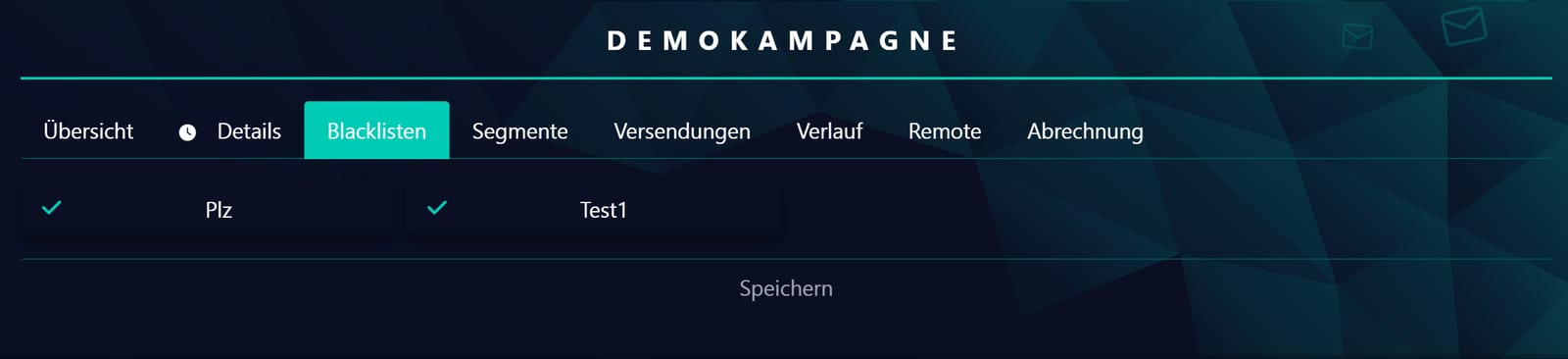 Zugeordnete Blacklisten